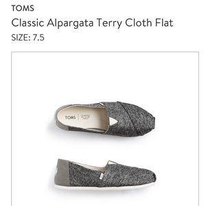 Toms Terrycloth Flats.